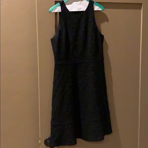 Classic sleeveless Ann Taylor black dress.